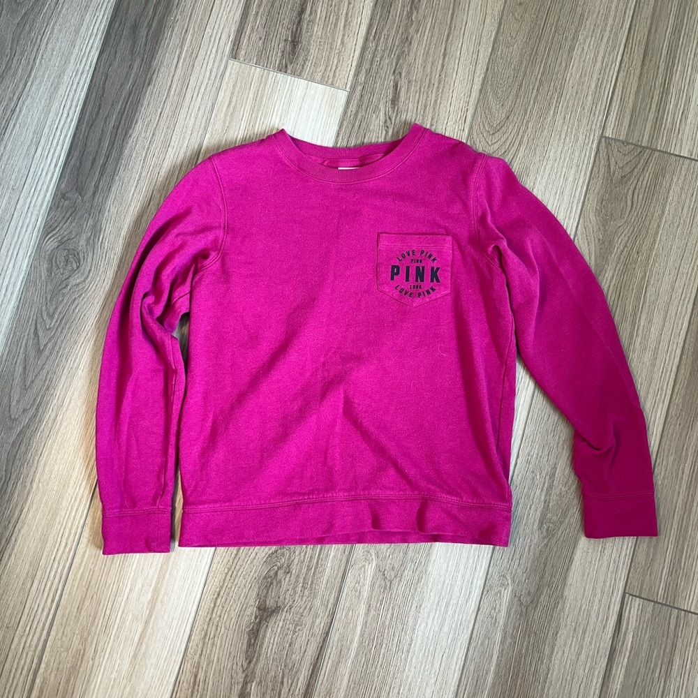 Victoria’s Secret pink crewneck sweatshirt